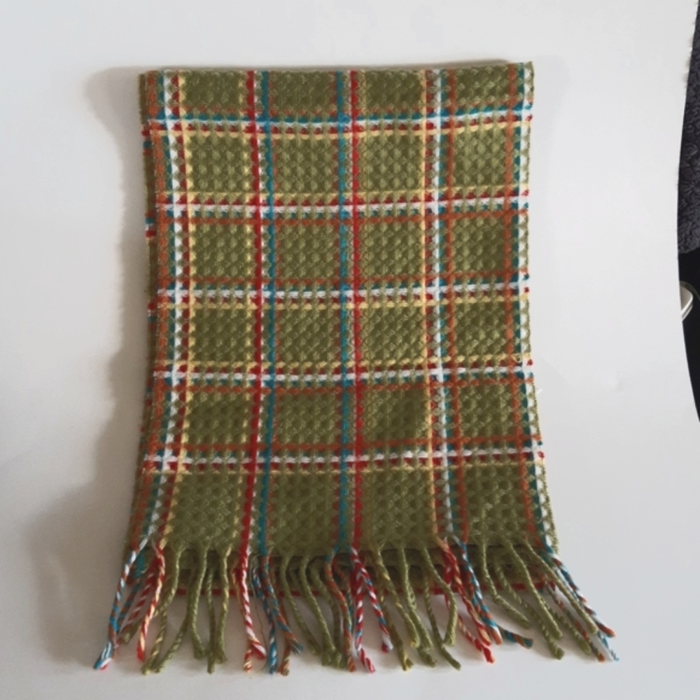 2/35$***Multi colors plaid scarf